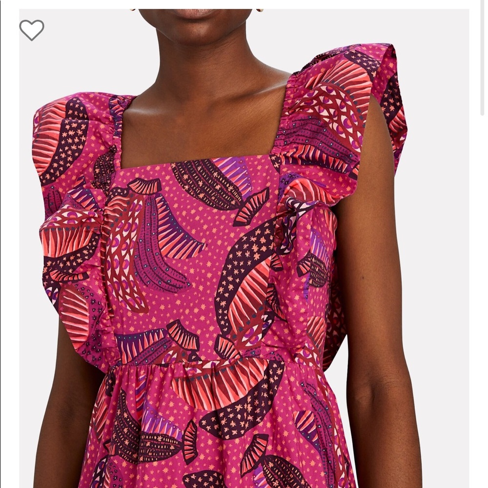 Farm Rio wild bananas midi dress